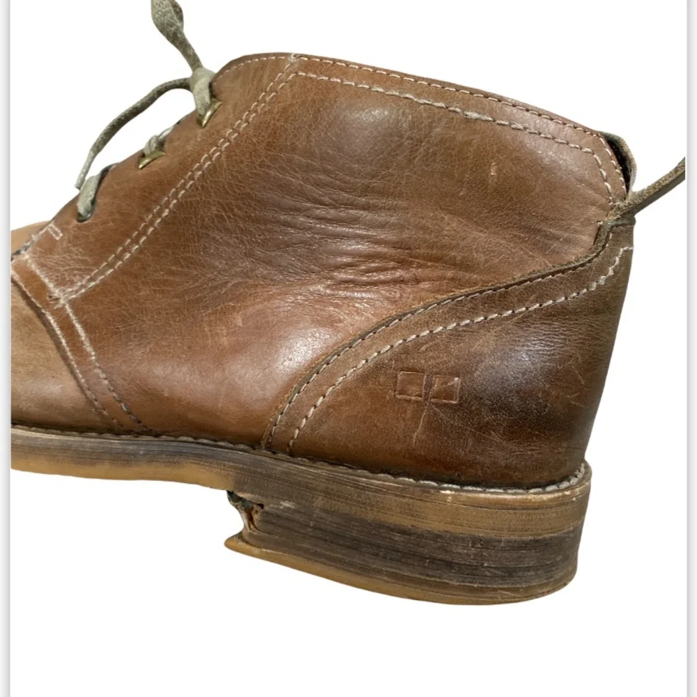 Bed Stu Draco Men’s Chukka Leather Boots brown size 10.5